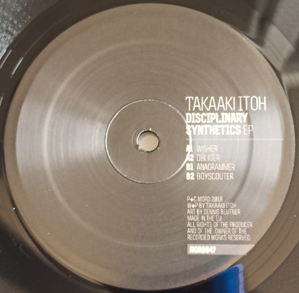 Takaaki Itoh : Disciplinary Synthetics (12", EP)