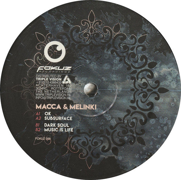 Macca (17) & Melinki : Dark Soul EP (12", EP)