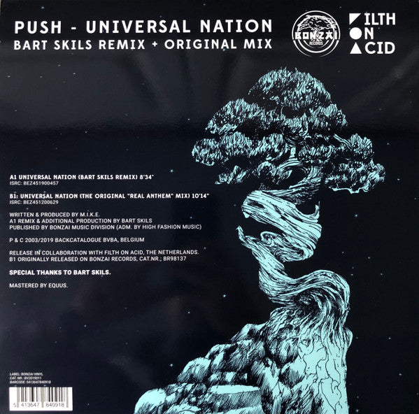 Push : Universal Nation (Bart Skils Remix + Original Mix) (12", Tra)
