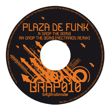 Plaza De Funk : Drop The Bomb (12")