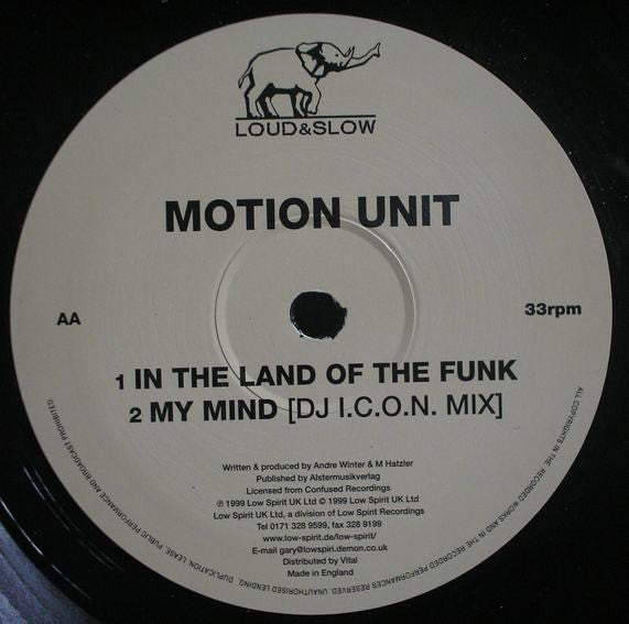 Motion Unit : My Mind (12")