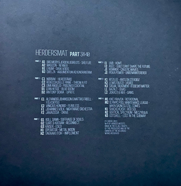 Various : Herdersmat (Part 34-40)  (7x12", Comp, Ltd + Box)