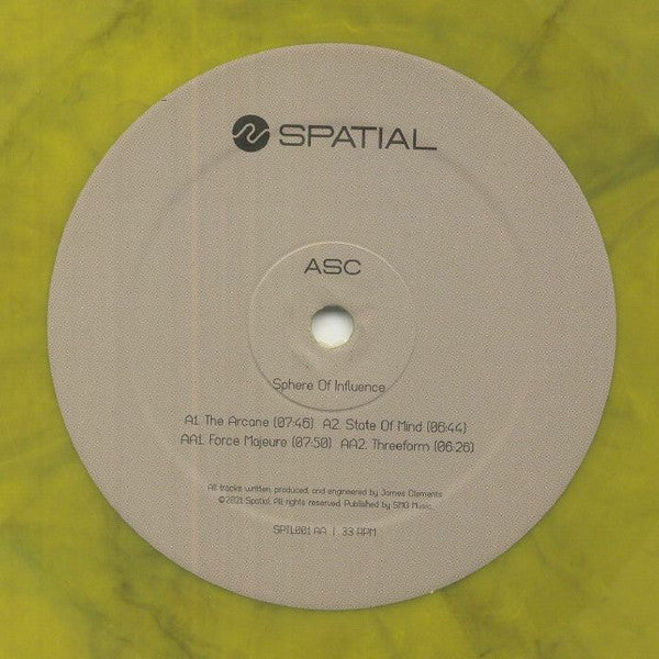 ASC : Sphere Of Influence  (12", EP, RP, Yel)