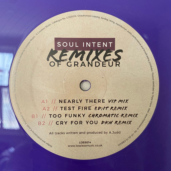 Soul Intent : Remixes Of Grandeur (12", EP, Pur)