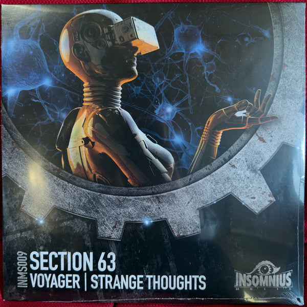 Section 63 (2) : Voyager / Strange Thoughts (12", Single, cle)