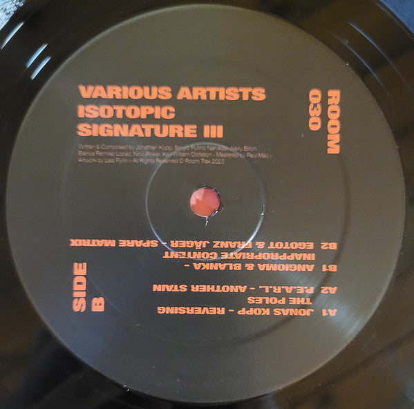 Various : Isotopic Signature III (12")
