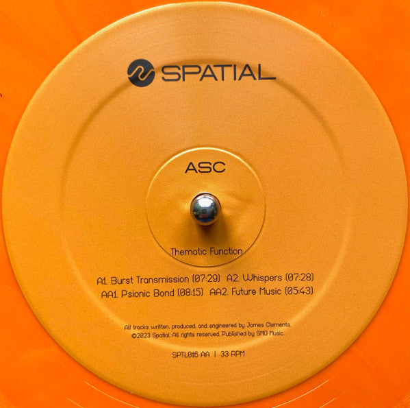ASC : Thematic Function (12", EP, Ora)