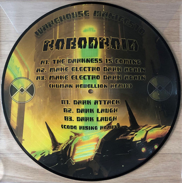 Robodroid : Make Electro Dark Again (12", Ltd, Pic)