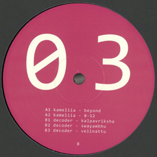 Kamelia Parvanova / Decoder (9) : AMTK+003 (12")