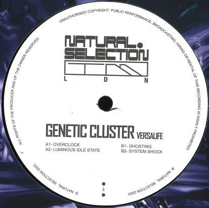Versalife : Genetic Cluster (12", EP, Ltd)