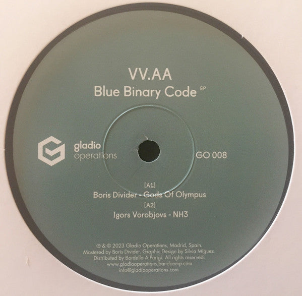 Various : Blue Binary Code EP (12", EP, Ltd)