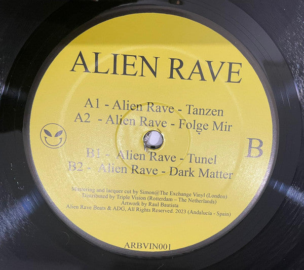 Alien Rave : Alien Rave (12", EP, Ltd)