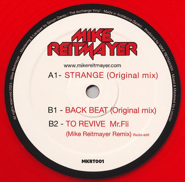 MIKE REITMAYER : Strange (12", EP)