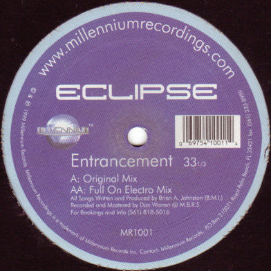 DJ Eclipse : Entrancement (12")