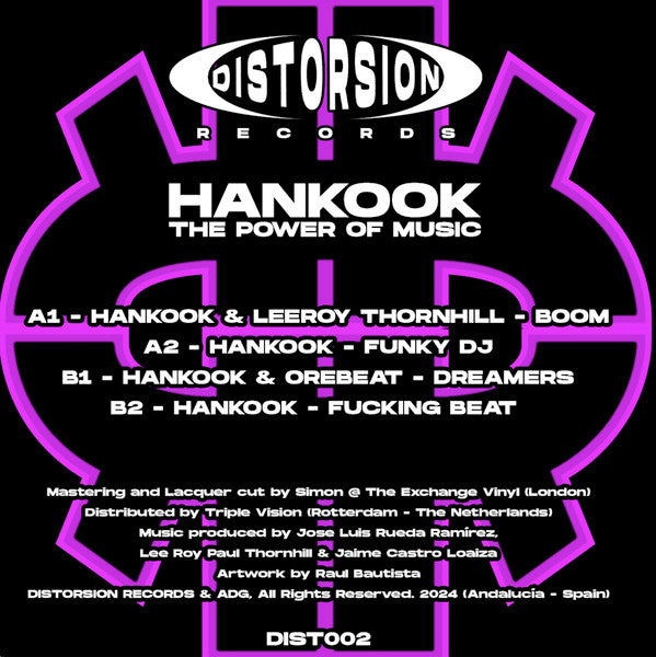 Hankook : The Power Of Music (12", Ltd, Pri)
