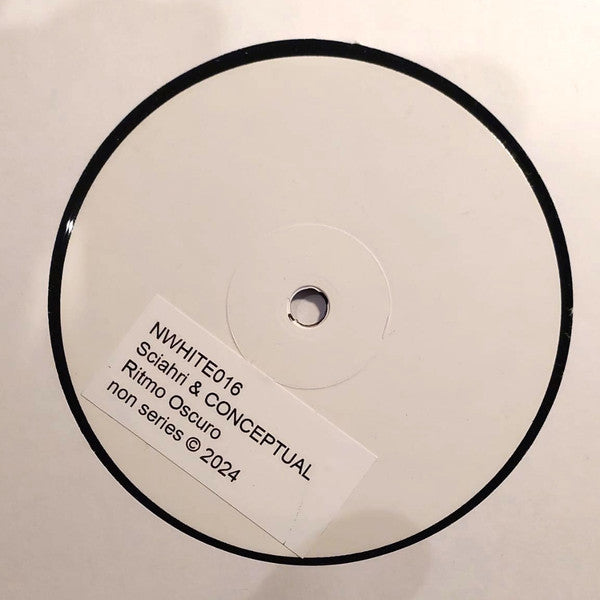 Sciahri / Conceptual (2) : Ritmo Oscuro (12")