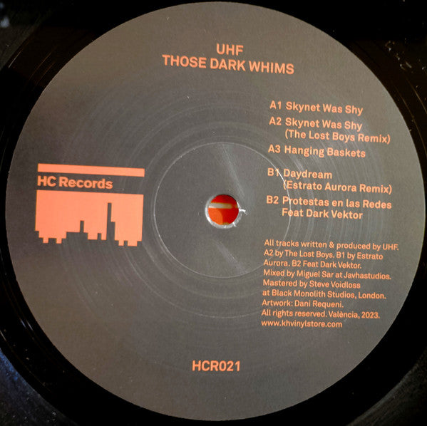 uhf (8) : Those Dark Whims (12", Album)