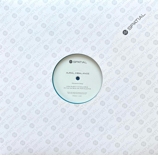 Aural Imbalance : Retrospective Feelings (12", EP, Blu)