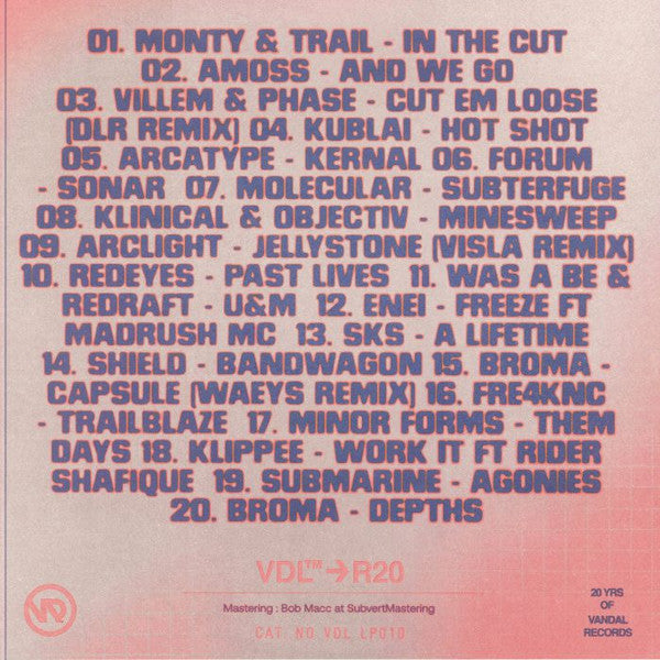 Various : 20 Years Of Vandal Records (3xLP, Comp)