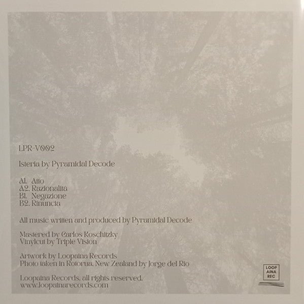 Pyramidal Decode : Isteria (12")