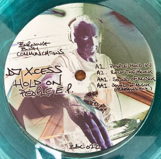 DJ X-Cess : Hold On People E.P. (12", EP, Ltd, Min)