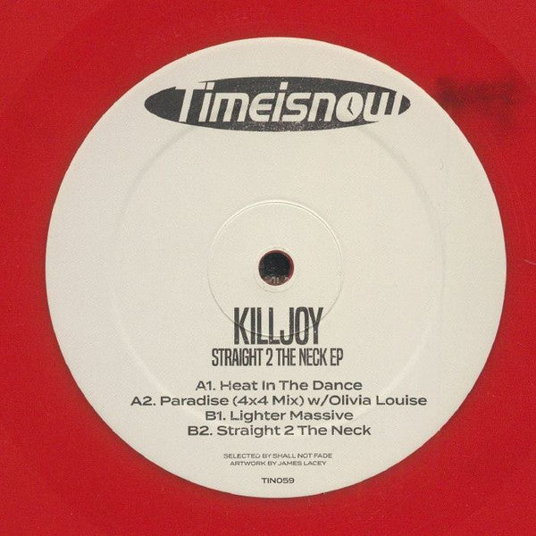 Killjoy (11) : Straight 2 The Neck EP (12", EP, Red)