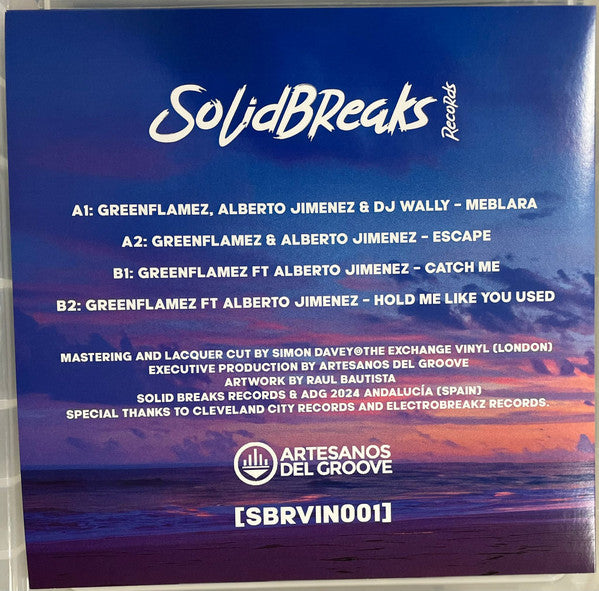 GreenFlamez, Alberto Jimenez, DJ Wally (2) : Escape (12", Ltd, Pri)