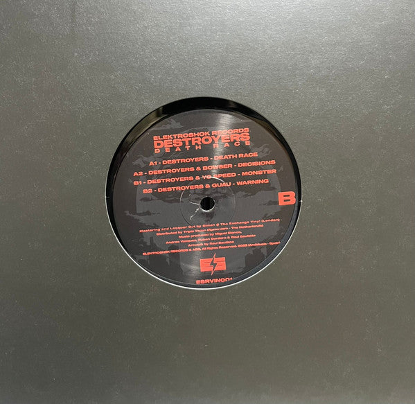 Destroyers (5) : Death Race EP (12", EP)