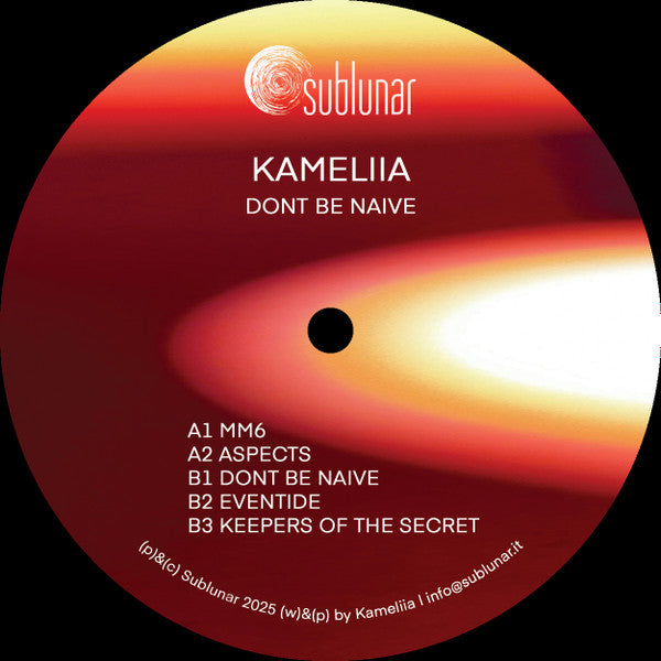 Kamelia Parvanova : Dont Be Naive (12", EP)