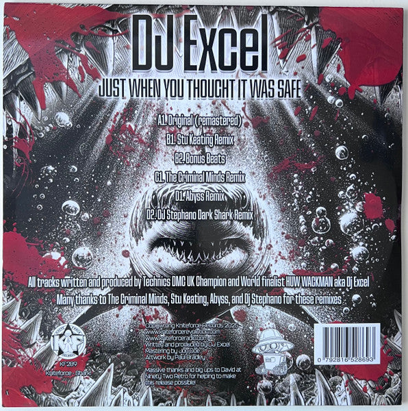 DJ Excel (8) : Just When You Thought It Was Safe (2x12", EP, Red)