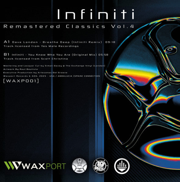 DJ Infiniti : Remastered Classics Vol.4 (12", 180)