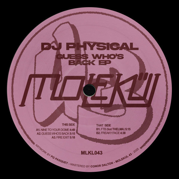 DJ Physical : Guess Who's Back EP  (12", EP)