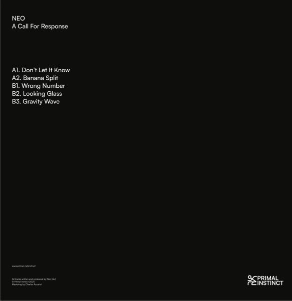 Neo (72) : A Call For Response (12")
