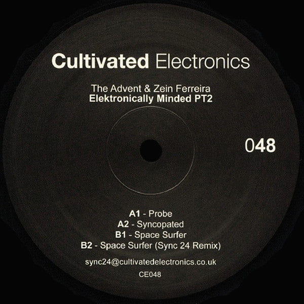 The Advent & Zein Ferreira : Elektronically Minded PT2 (12")