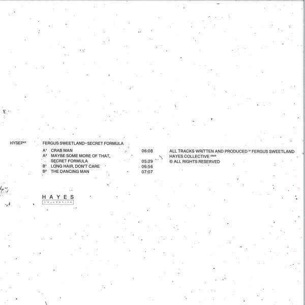 Fergus Sweetland : Secret Formula  (12")