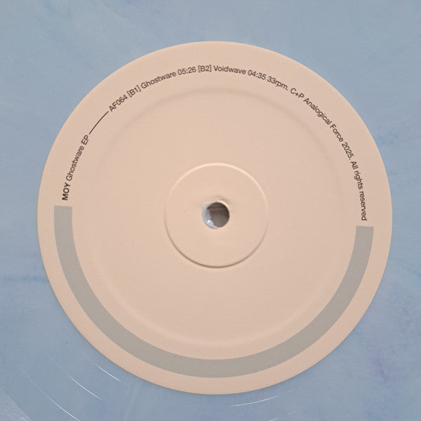 MOY (12) : Ghostware EP (12", EP, Ltd, Blu)