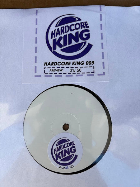 Hardcore King : Hardcore King Vol. 5 (12", S/Sided, Num, Promo, Unofficial, W/Lbl, 50 )