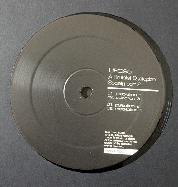 UFO95 : A Brutalist Dystopian Society - Part 2 (3x12", Album)