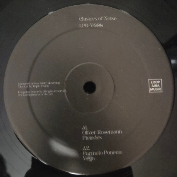 Oliver Rosemann, Carmelo Ponente : Clusters of Noise (12")