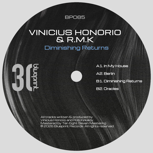Vinicius Honorio & R.M.K : Diminishing Returns EP (12", EP, Gre)