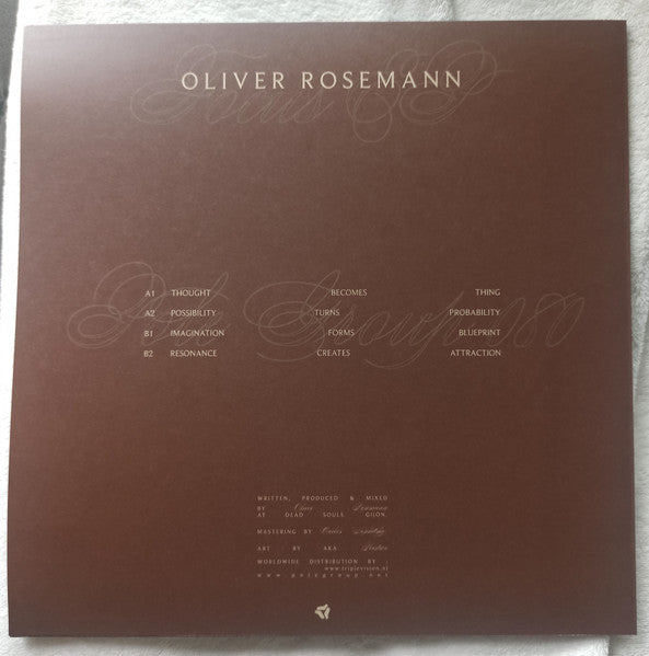 Oliver Rosemann : Focus EP (12", EP)