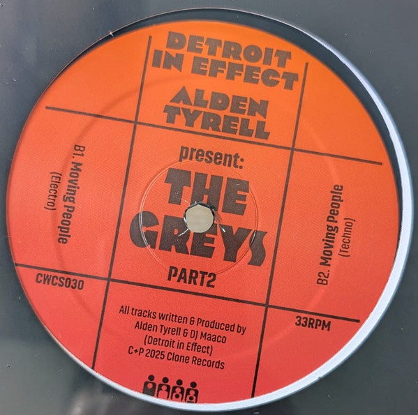 D.I.E., Alden Tyrell : Present: The Greys Part II (12", EP)