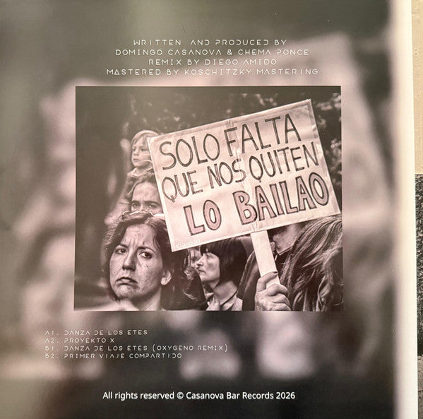 Hannah Addams, Cxma : Que Nos Quiten Lo Bailao (12", EP, Blu)