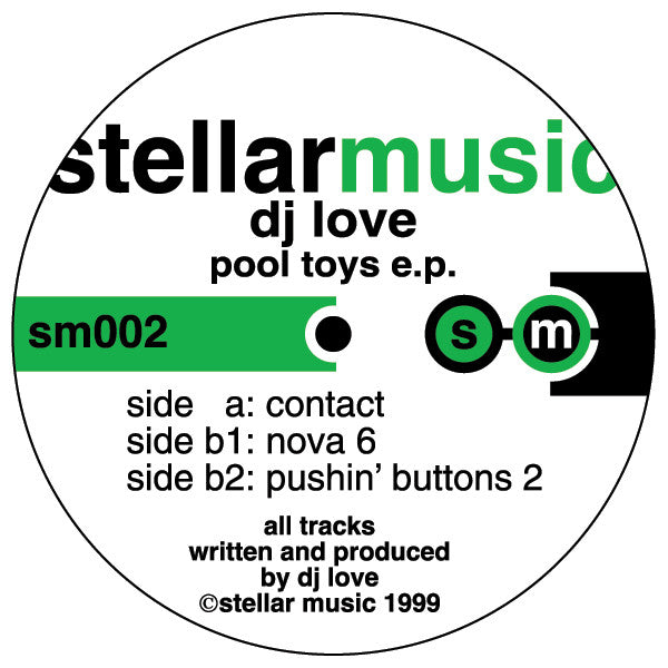 DJ Love : Pool Toys E.P. (12", EP)