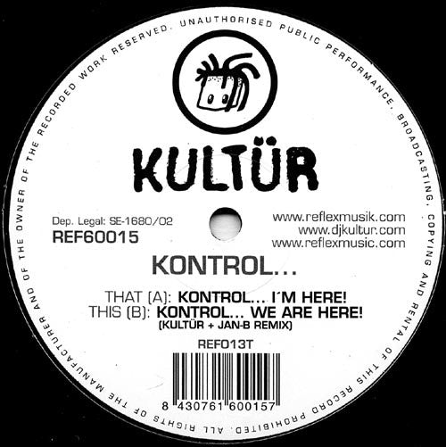 Kultür : Kontrol... (12")