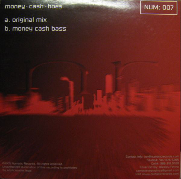 William Night, Gerry LaBarge, Synrgy & Jon E Rotten : Money Cash Hoes (12")