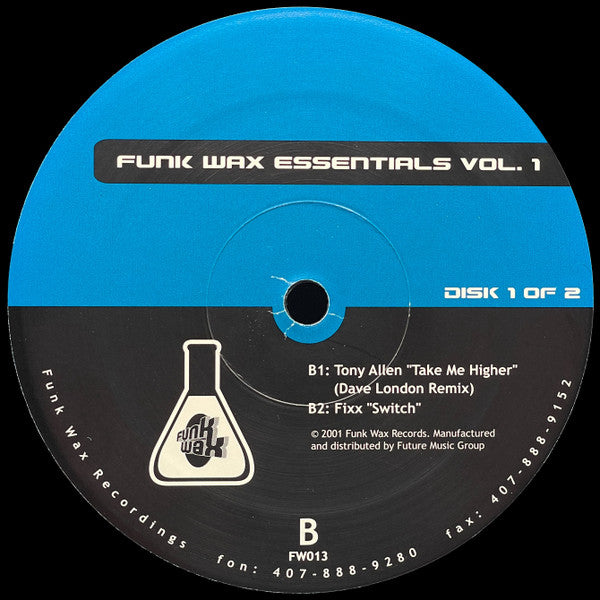 Various : Funk Wax Essentials Sampler (12", Smplr, Dis)