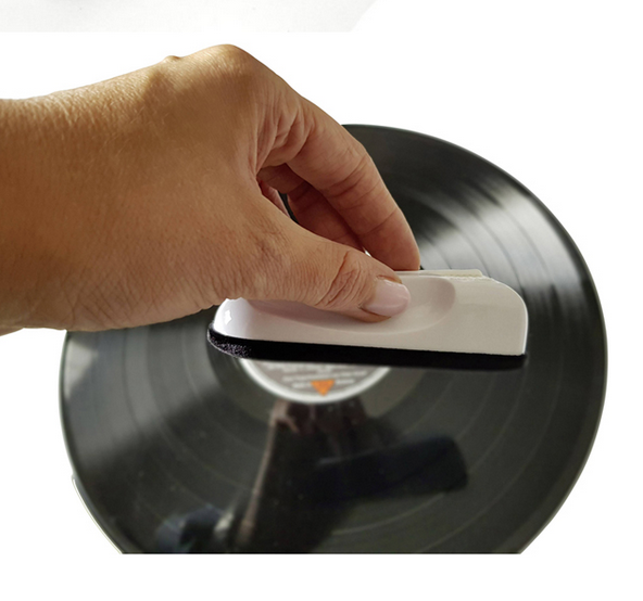 Cepillo Terciopelo Discos y agujas Vintage