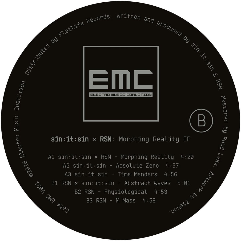 sin:it:sin x RSN  - Morphing Reality EP (12") (Mint (M))
