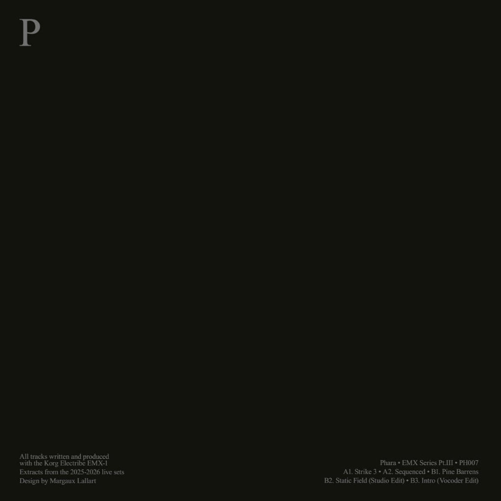 Phara - The EMX SERIES Pt. III (12") (Mint (M))